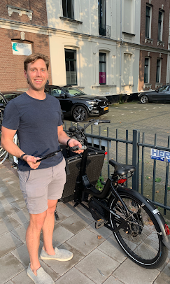 Met de elektrische bakfiets snel op locatie